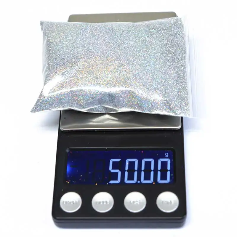 50g/bag Holographic Nail Powder Shimmer Glitter for Nail Art DIY Decorations Silver Gold UV Gel Varnish Nail Tips Pigment Dust