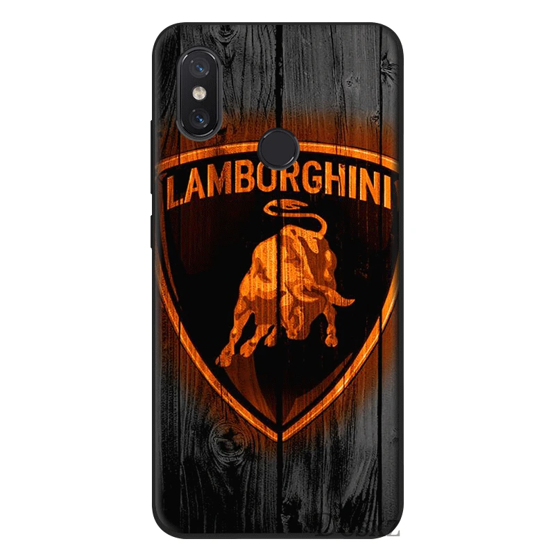 Чехол для телефона xiaomi Redmi Note 6 7 8 Pro 5 5A 4X Prime, милый чехол с логотипом Lamborghini - Цвет: B7