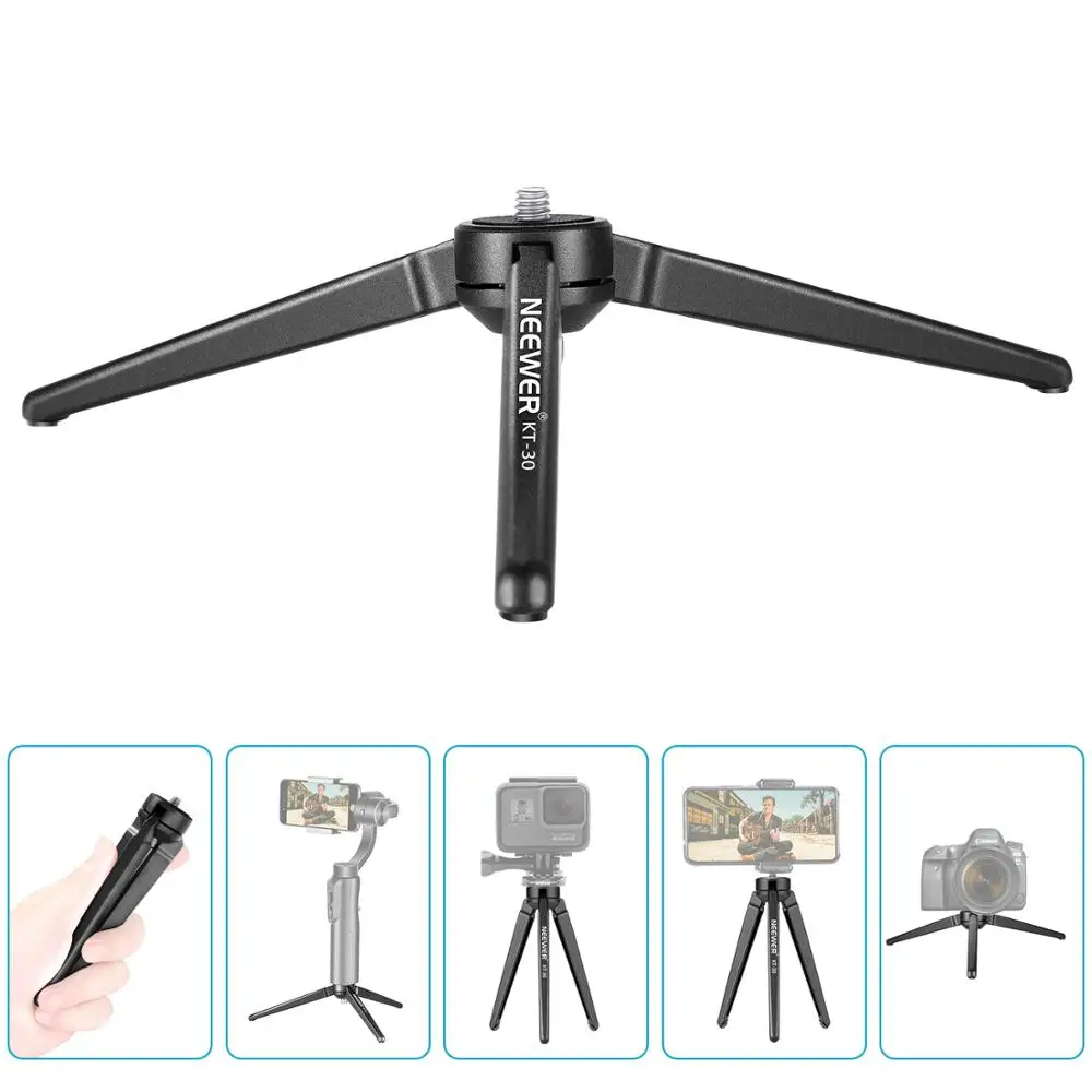 

Neewer Metal Mini Tripodï¼ŒDesktop Tabletop Stand Tripod for V5ï¼ŒSmooth 4ï¼ŒCrane Plusï¼ŒCrane 2ï¼ŒOM 4ï¼ŒOsmo Mobileï¼ŒRonin-Sï¼ŒVimble 2