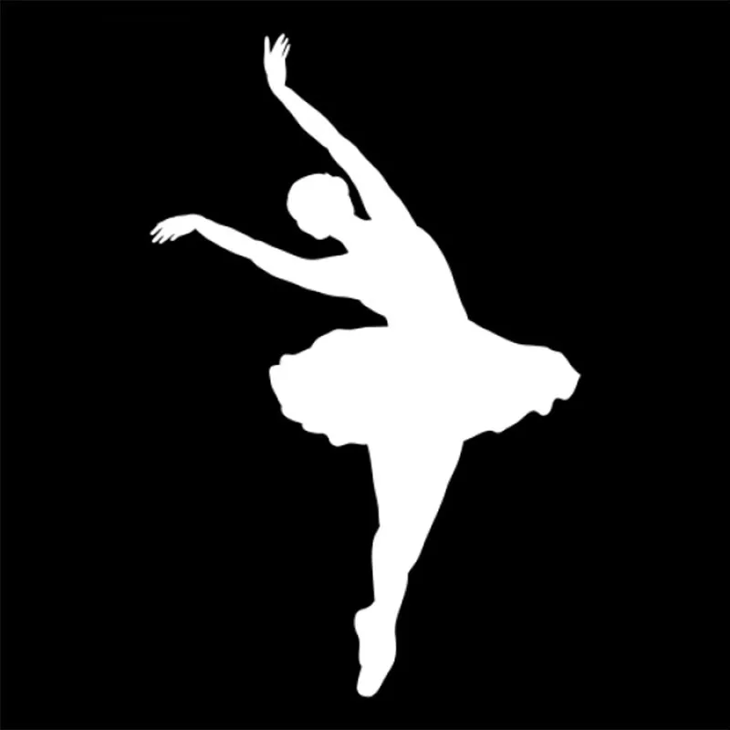 18x13 см балерина танец r Лебедь танец красивая девушка виниловая наклейка на автомобиль багажник ГУБЫ Логотип современный уникальный стикер s CL337