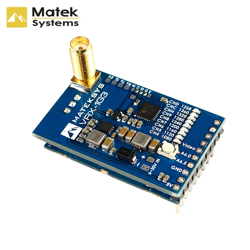 Matek System Mateksys VRX-1G3 VTX-1G3 1,3 ГГц FPV видео 2CH 9CH передатчик 9CH с кошкой, приемник диапазона частот для дрона с дистанционным управлением с большим радиусом очки