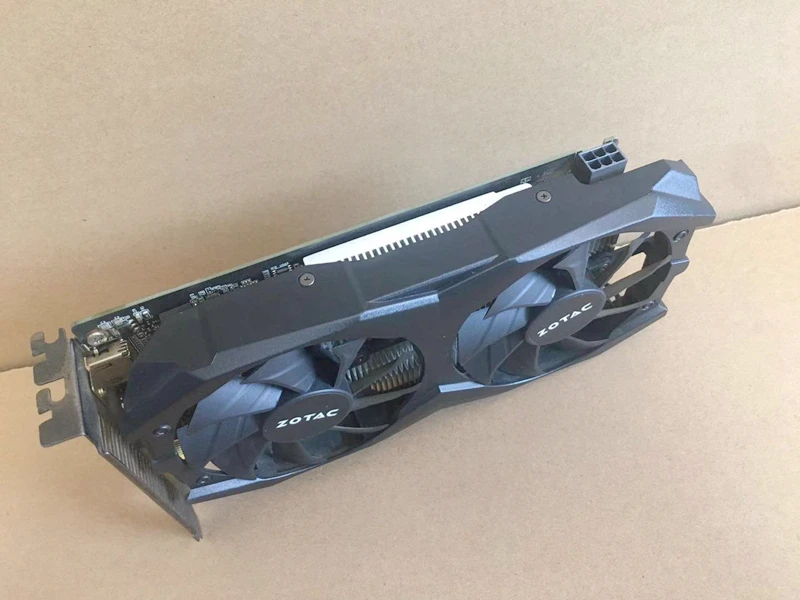 Видеокарта ZOTAC GTX 1050 Ti 4GD5 128 бит GDDR5 игровой ПК gtx 1050ti б/у видеокарта