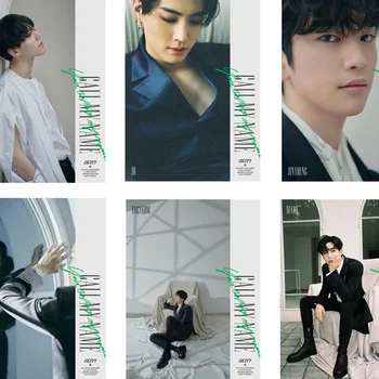 

16pcs/set Kpop GOT7 New Album Call My Name Photo Version For Student Card Bus PVC Crystal Card Stickers