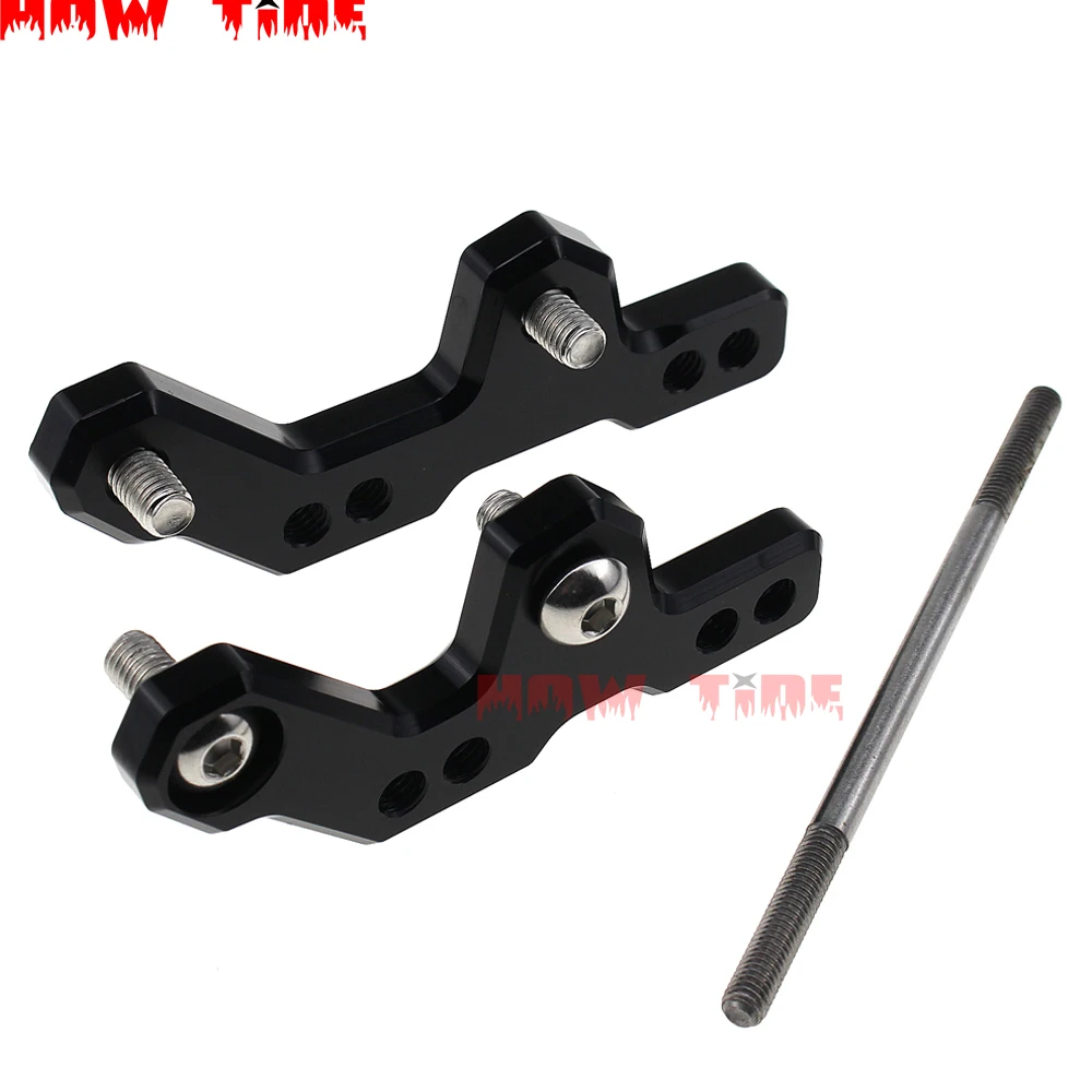 

Left Right Front Footrest Foot Pegs Pedal Mount Transfer Bracket for KAWASAKI NINJA 300/250/R Z250 Z300 EX250 EX300 2013-2017