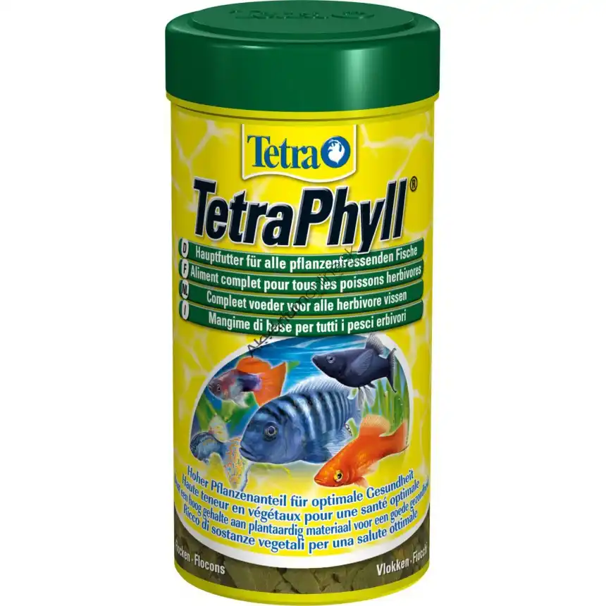 Tetra корм для травоядных и живородящих рыб, хлопья tetraphyll flocken 250ml 139923 0.052 (4004218139923)