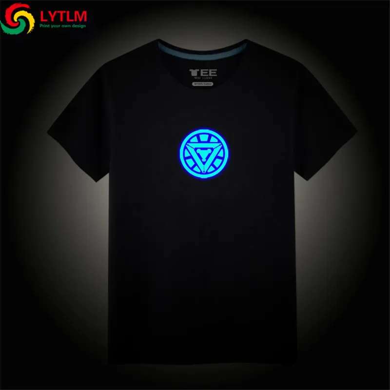 LYTLM/ г. Детская одежда футболки для девочек с принтом из мультфильмов летний топ с короткими рукавами, футболка «мстители» Детская футболка «Железный человек» для мальчиков - Color: Black
