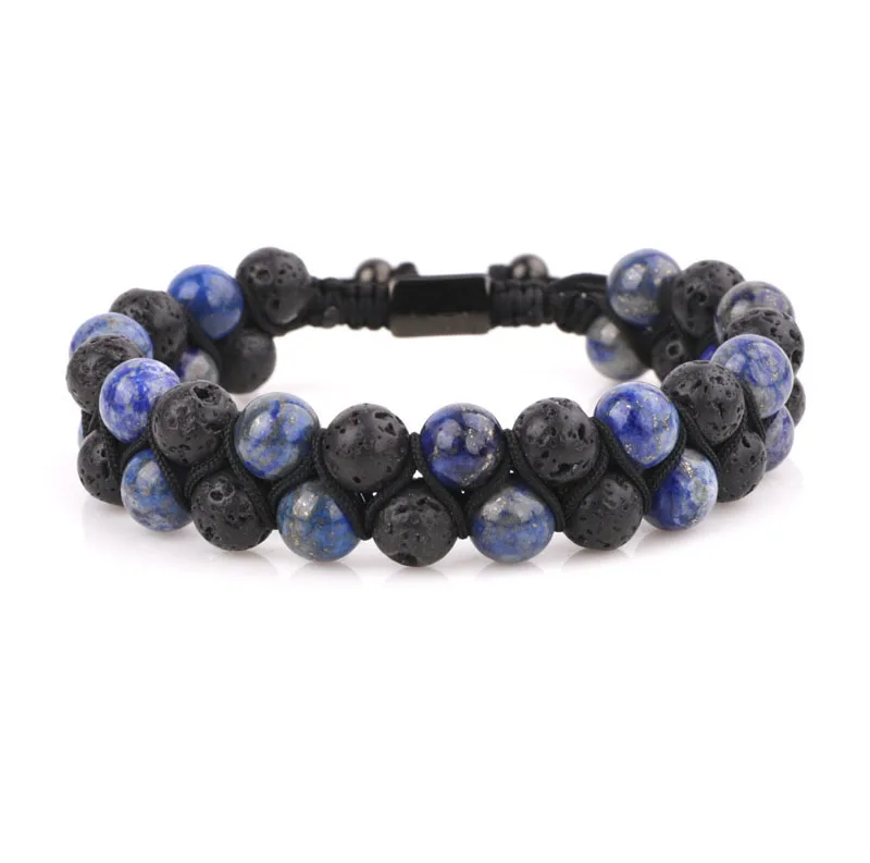 7 Chakra Healing Crystals Bracelet Yoga 8MM Lava Stone Beads Bracelets Meditation Relax Anxiety Bangle for Women Men - Image 6