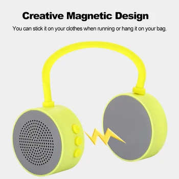 

Portable Bluetooth Speaker Mini Outdoors Wireless Speaker Magnetic Sound Box Loudspeaker Super Bass Speaker Music Center Sports