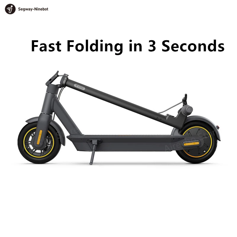 Perfect 2019 Original Ninebot MAX G30 Smart Electric Scooter Foldable Kickscooter 10" 30km/h 65km IPX5 Hoverboard Dual Brake Skateboard 5