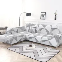 Chaise Longue Sofa Elastic Couch Cover funda cubre sofa Sofa Covers for Living Room(Must Order 2pieces) to fit for Corner Sofa