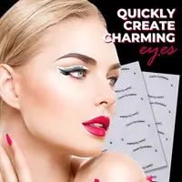 Quick Eyeliner Eyeshadow Stencils Eyeliner Stickers Eye Makeup Eyeshadow Makeup Stencil Stickers 4 Pieces Dropshipping 2