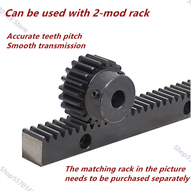 Spur Gear pinion Mod 2 M=2 12T 13T 14T 15T Teeth 45# steel positive gear CNC gear rack transmission motor gears 12teeth 1pc