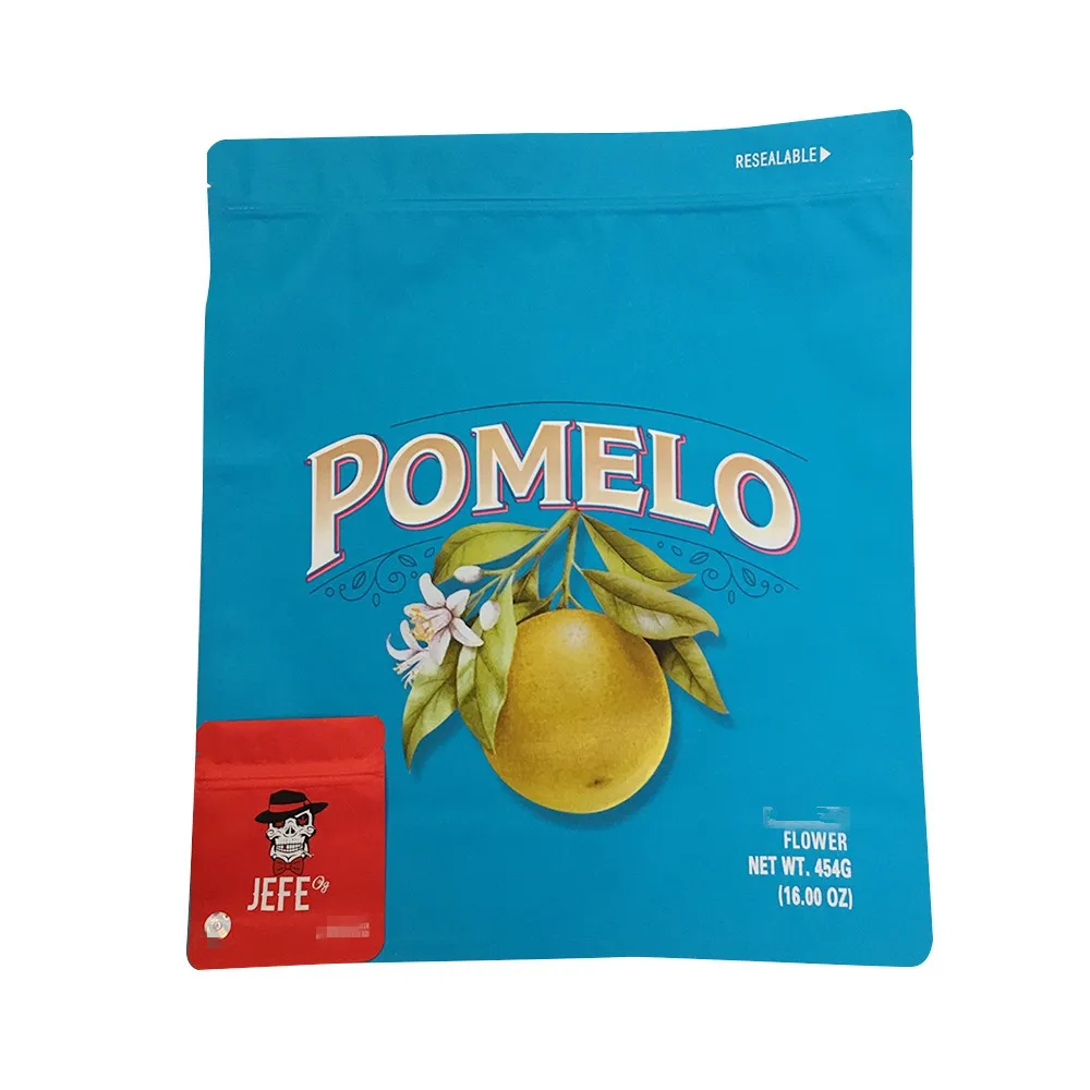Новый пакет для печенья Mylar перезаправляемый 454 г (16 унций) упакован только в