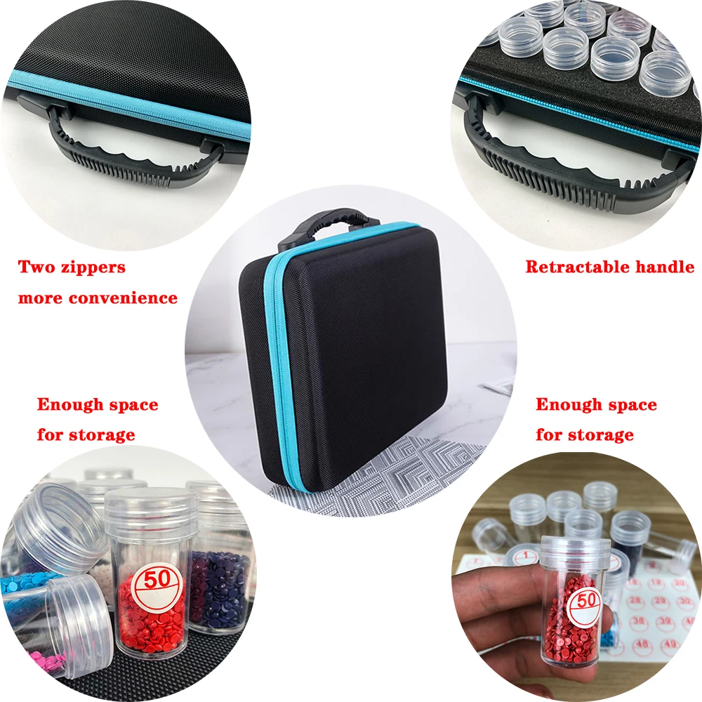 Diamond Painting Accessory Box Diamond Painting tools Storage Box Bead Mosaic Storage Container Bag