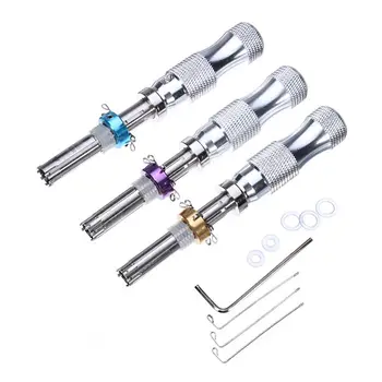 

3Pcs Tubular 7 Pins Lock Pick Tool Locksmith Tool Lock Pick Set
