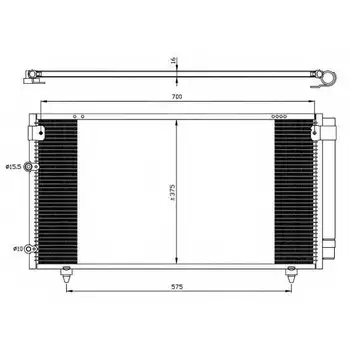 

Condenser TOYOTA AVENSIS VERSO (01) 2.0 D4D NRF 35