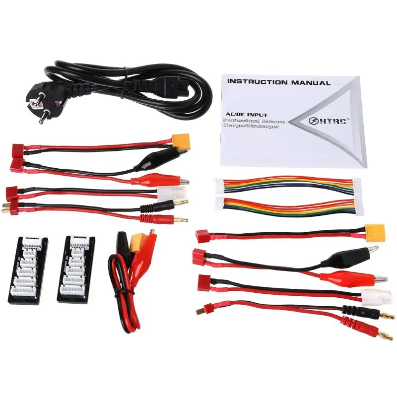 HTRC T240 DUO AC 150 Вт/DC 240 Вт сенсорный экран двухканальный 10A RC Баланс Зарядное устройство Dis зарядное устройство для LiPo LiHV LiFe Lilon NiCd Pb