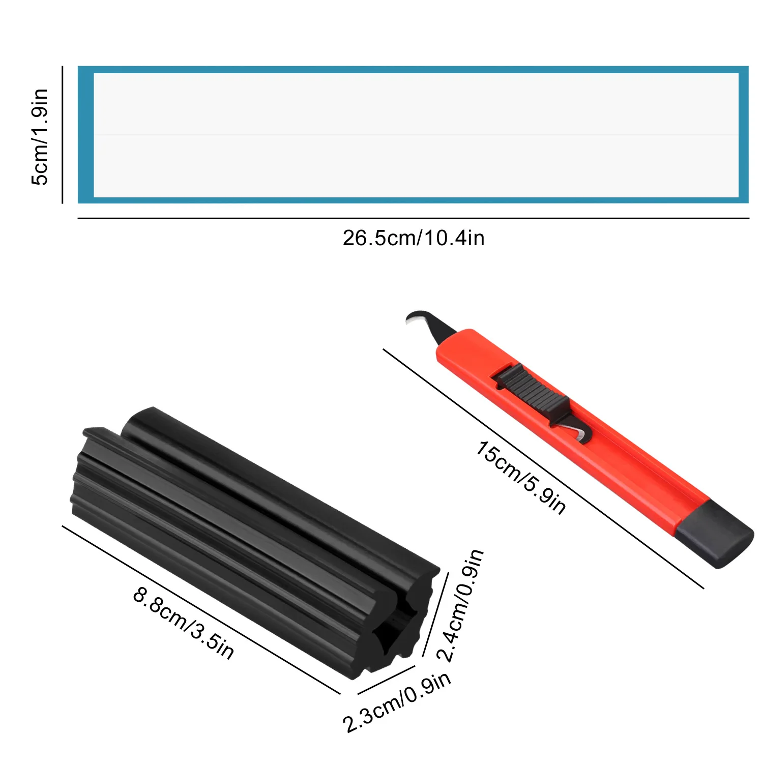 

DIY Golf Club Kit Rubber vice clamp + Regrip Tool Install Change Steel + Hook Blade Utility Knife + 13Pieces Grip Tapes