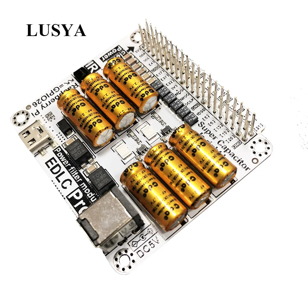 Плата очистки фильтра питания Lusya moode объемmio для Raspberry Pi DAC плата аудио декодера