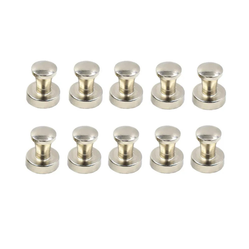 

10pcs Neodymium Magnet super Strong Magnetic hook Power Circular Home Kitchen Wall Hold fridge Hanger Mini