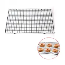 Углеродистая стальная проволочная сетка классный стеллаж для барбекю торта охлаждающая полка безопасная духовка кухонные инструменты для выпечки