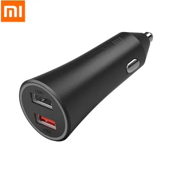 

Xiaomi Car Charger Dual Usb Fast Charge With Led Light Smart Car Charger 37W Support Fast Charging For Xioami9 And Redmi K20 Pro