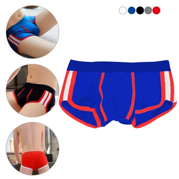 

New Boxer Men Underwear Mens Boxers Cotton Hombr Male Boxershorts U convex pouch male panties shorts sexy boxers