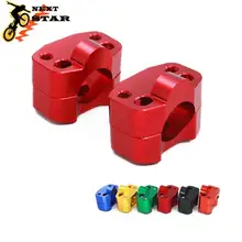 ЧПУ мотоцикл заготовка руль жир бар стояки Крепление Зажим адаптер 22 мм до 28 мм для Универсальный питбайк Supermoto MX ATV