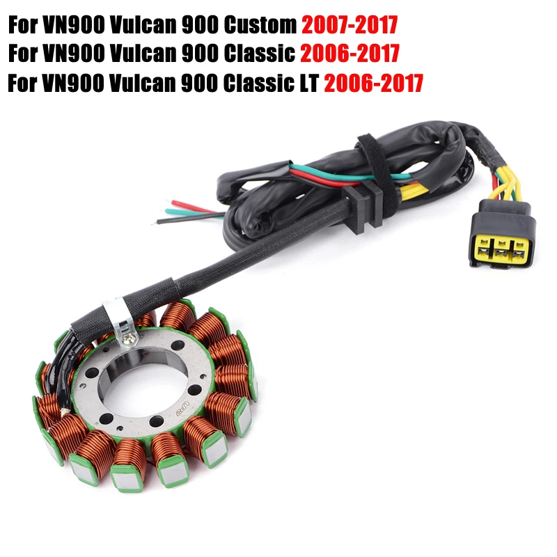 Катушка статора 21003-0053 для Kawasaki VN900 Vulcan 900 Classic LT Custom 2007 2008 2009 2010 2011 2012 2013 2014 2015 2016 2017 |