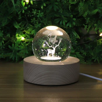 

2019 New Style LED Crystal Magic Ball Light 3D Mood Lamp
