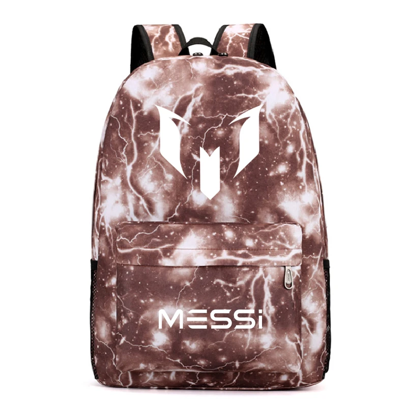 6 Высококачественный школьный рюкзак Messi, школьный рюкзак, модный рюкзак с новым рисунком для ноутбука, мужской и женский туристический рюкзак - Цвет: 6