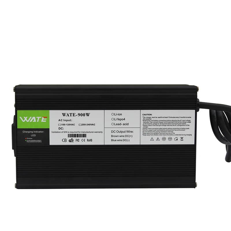 50.4V 리튬 배터리 전기 오토바이 ebike에 대 한 44.4V 15A 리튬 이온 배터리 충전기