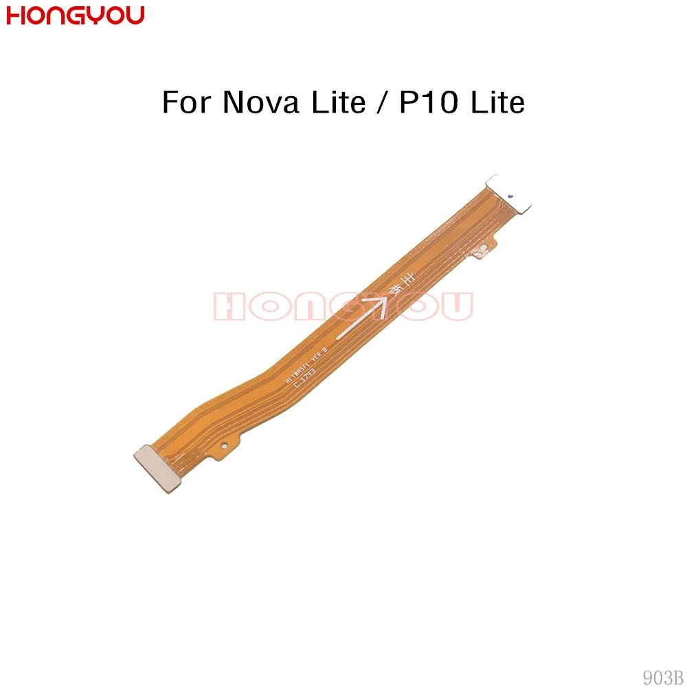 30 шт./лот для Huawei P10 Lite WAS-AL00 / Nova материнская плата с ЖК-дисплеем и гибким кабелем |