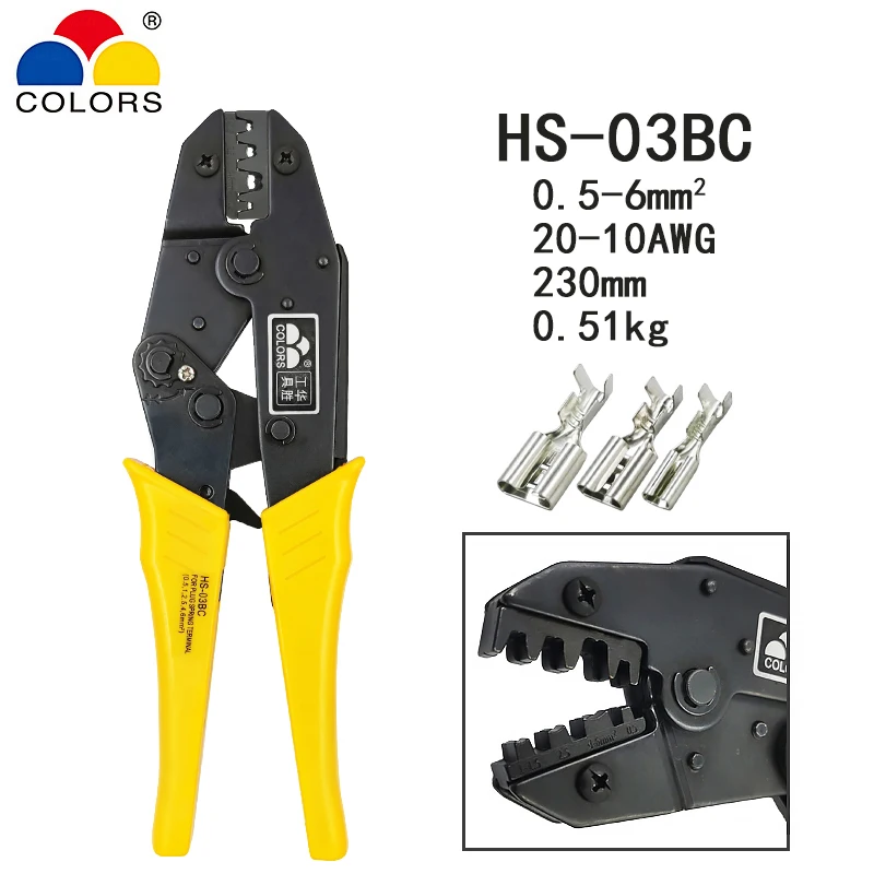 HS 03BC обжимные клещи для зачистки электрических инструментов 40J/10WF/10A/103 4 Челюсти