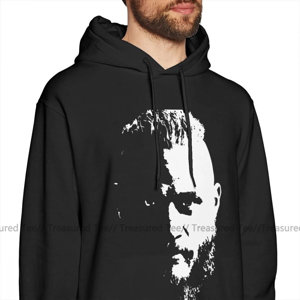 Ragnar Lothbrok Толстовка Ragnar от Толстовка Vikings Хлопковый пуловер с длинным рукавом Толстовка мужская XL белая свободная популярная зимняя Толстовка