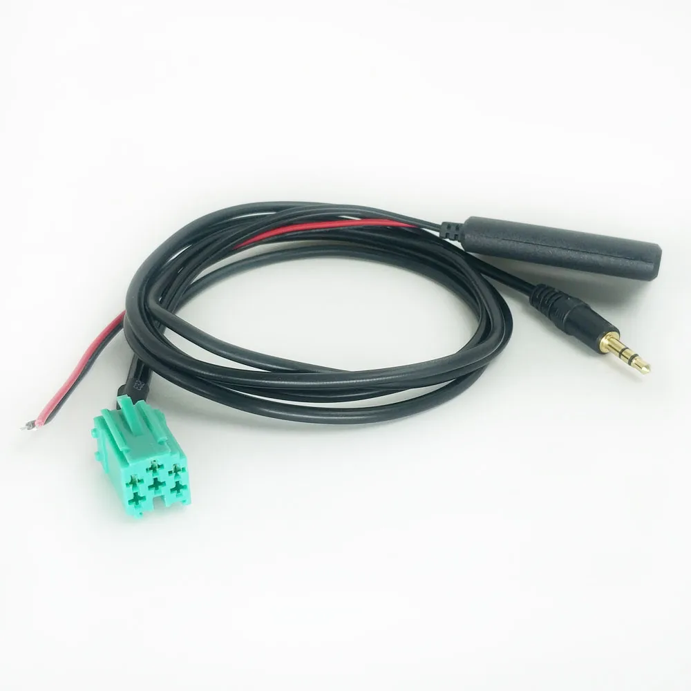 Радио Biurlink обновленный список Bluetooth разъем 3 5 мм Aux кабель адаптер Mini ISO 6 контактов