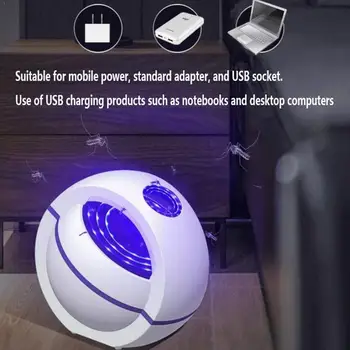 

2020 USB powered mosquito killer lamp 1m / 2m electric insect For bedroom noise killer trap light no Bug mosquito Zapper V0D4