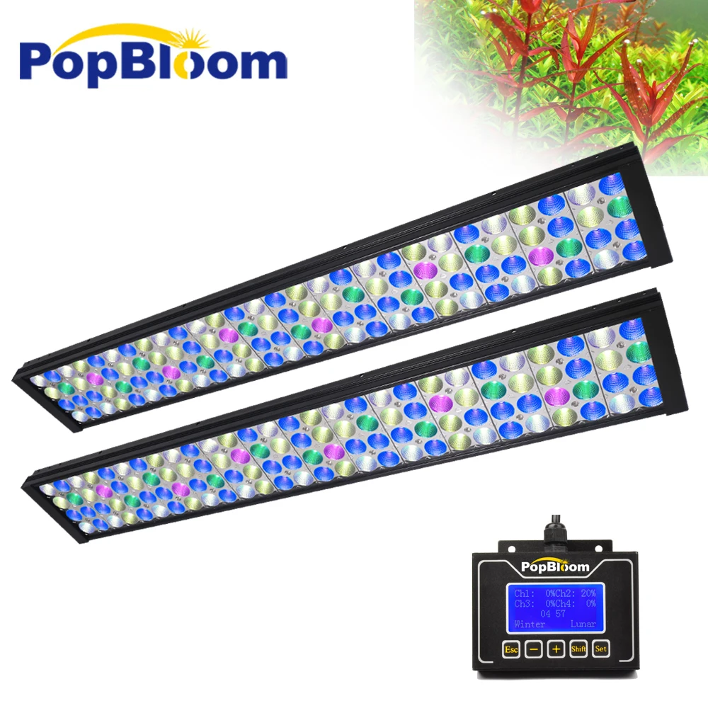 

PopBloom aquarium plant led lighting for aquarium fish tank lamp for Freshwater tank light with smart controller FI7BP2 Turing75