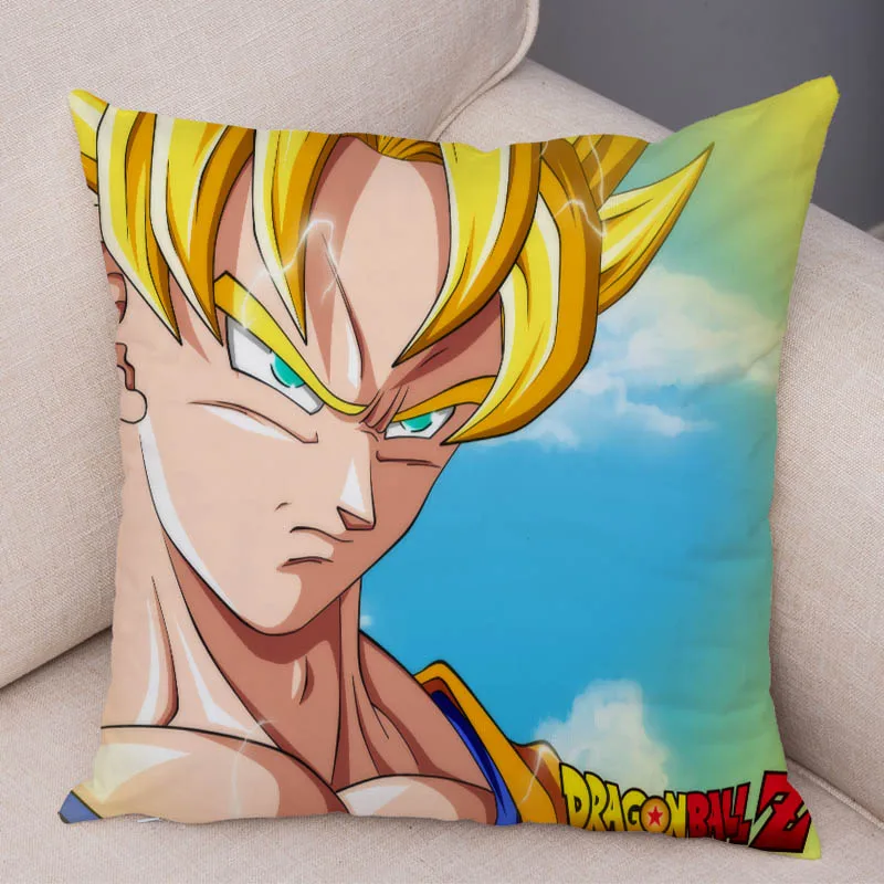 21 Dragon Ball Z наволочка для дивана домашний Супер Saiyan Наволочка Декор Мультфильм Япония Аниме Супер мягкая короткая плюшевая наволочка - Цвет: 21