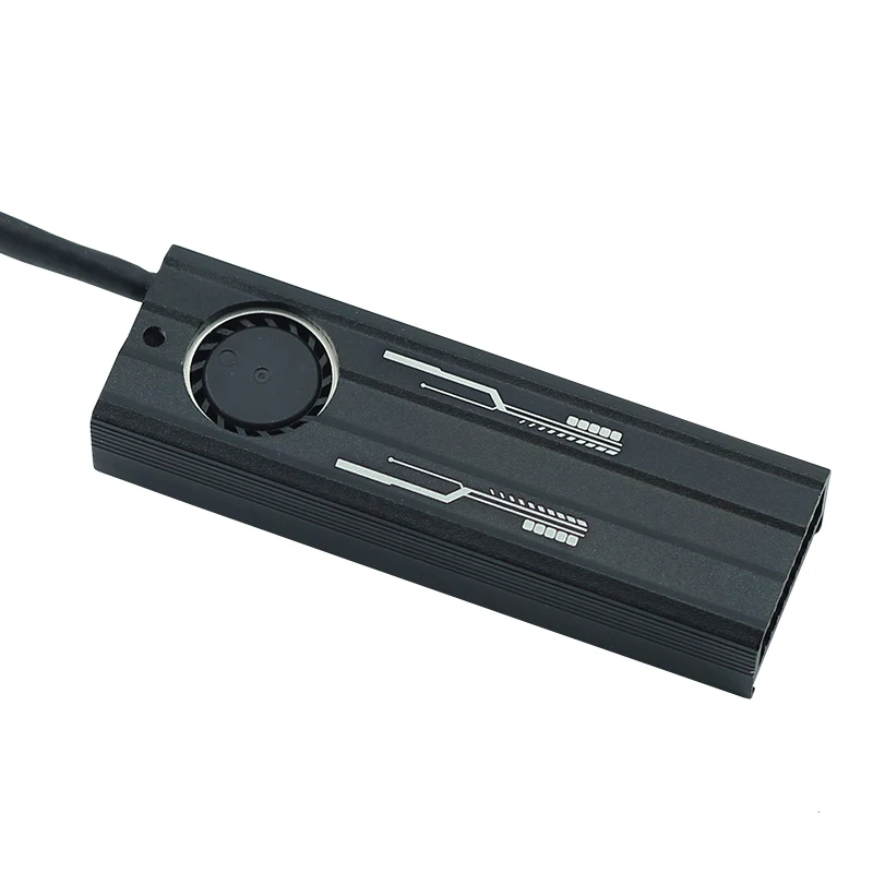 HOT-M.2 радиатор Ssd алюминиевый лист теплопроводность Кремниевая пластина Вентилятор охлаждения Радиатор Pcie Nvme Ssd радиатор