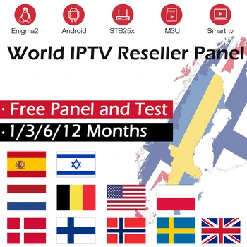 

HD World IPTV Subscription for Europe UK Italy Spain Sweden Nordic Netherlands French Portugal IPTV Smart TV Enigma2 M3U IPTV