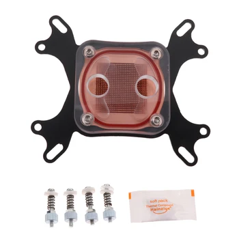 

Professional CPU Waterblock Water Cooling Block For INTEL 775 1150 Computer#3