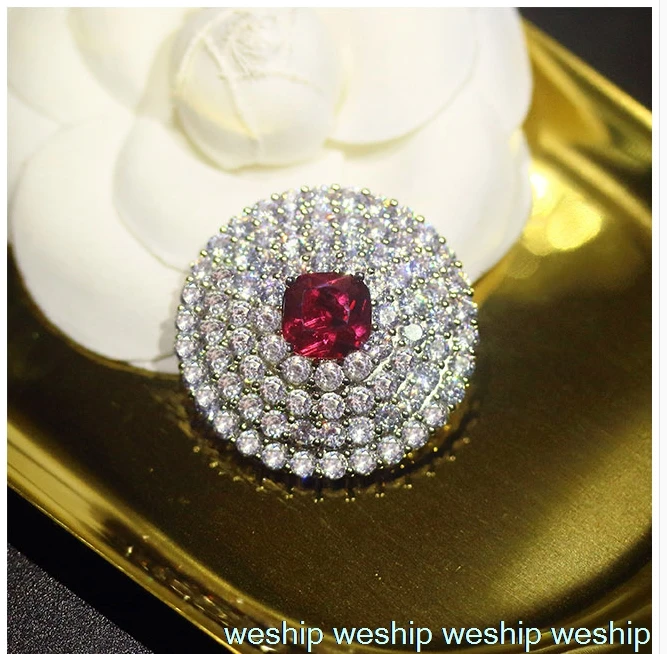 Передовые яркие стразы кристаллы-bling Циркон медная основа gread Круглая Большая кнопка для пальто с мехом платье пальто Размер: 33 мм