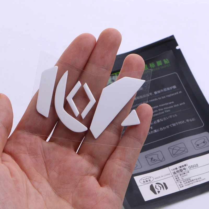 1Pack Professional Mouse Skates Stickers Mouse Feet Pad Glides Rounded Curve Edge Replacement for logitech G502 Au04 21