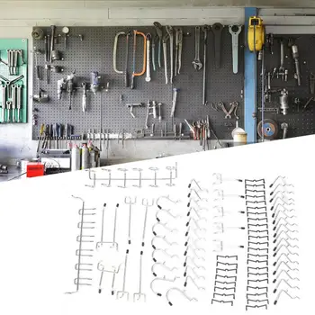 

80Pcs Storage Pegboard Hooks Set Multi Tool Holder Equipment Organization for Home Storage Wall Hook Domestic Delivery