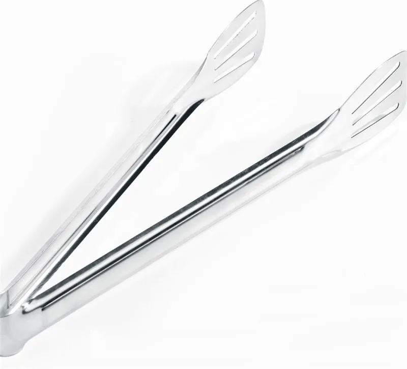 serving Tongs Stainless Steel Clip Food Plier Barbecue Salad Bread Accessories Clip Kitchen Cooking Tools Bread mini BBQ Tools