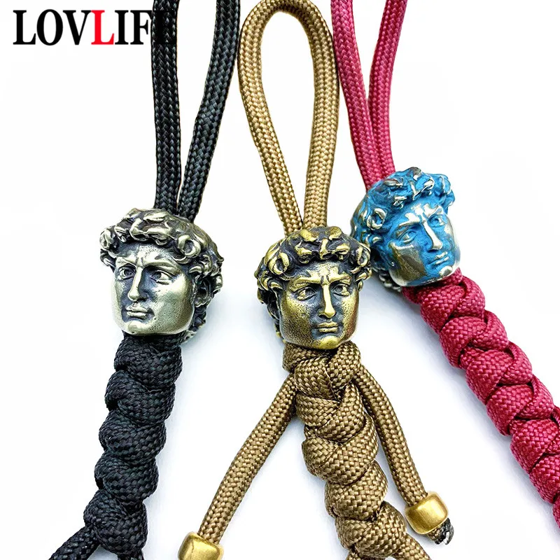 Wengjack Lanière Tribal Féminine Soldat Vintage Perles Paracorde En