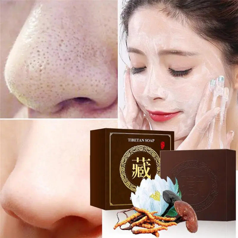

Tibetan Handmade Soap Rose Essential Oil Soap Cleansing Bath Soap Moisturizing Refreshing Oil Control Clean Skin Care Tool TSLM2