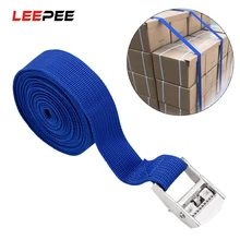 LEEPEE 3 метра буксировочный трос автомобильный Натяжной трос стягивающийся ремень крепкий храповый ремень багажная сумка грузовое крепление с металлической пряжкой
