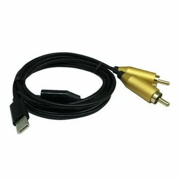 

Dual RCA Male to Type-C USB C Signal Video Cable Lead Connector Cord 1pc